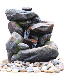 China Fontes de água exteriores da rocha, fonte de pedra da cachoeira com material do cimento fornecedor