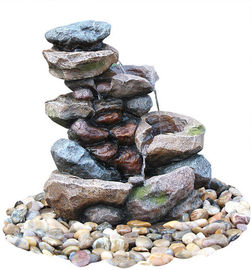 China OEM decorativo das fontes de água da rocha do molde da mão da torre aceitável fornecedor