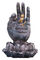 Fonte de água pequena do senhor Buda Estátua de Polyesin, Buda assentada em Lotus fornecedor