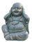 Fibra e resina Lucky Laughing Indoor Buddha   para decorações exteriores internas do inverno fornecedor
