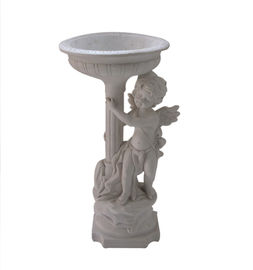 China Banho com fonte, banho do pássaro da coluna de Roma do anjo do pássaro da fonte de água fornecedor