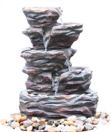 China Fontes de água naturais cinzeladas personalizadas da rocha para ornamento do jardim fornecedor