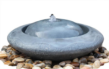 China Fonte ardida natural da esfera do granito, fontes de água exteriores da esfera para quintais fornecedor