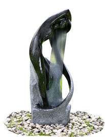 China Cor das multi fontes da estátua do jardim das fontes de água da escultura da forma branca/preto fornecedor