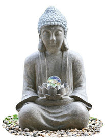 China A fonte de água exterior da Buda para o jardim, personaliza a cor do granito da tensão fornecedor