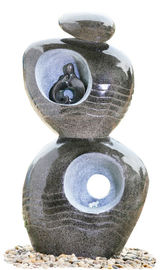 China Fonte da esfera do rolamento da fibra de vidro da fonte de água da resina da decoração da bola do jardim fácil instalar a água interna do peso direito fornecedor