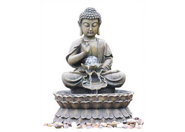 China Fonte de água de bronze da estátua da Buda do granito da natureza pequena para a decoração home fornecedor