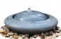 Fontes de água exteriores de mármore pretas modernas da esfera para o jardim fornecedor