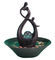 10' fonte de água feliz da escultura das fontes de água do tampo da mesa da família com bola do Fengshui fornecedor